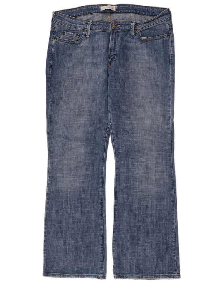 Damskie jeansy Levi's 545 Low Bootcut US 14 XL W36 L31 Niebieska bawełna