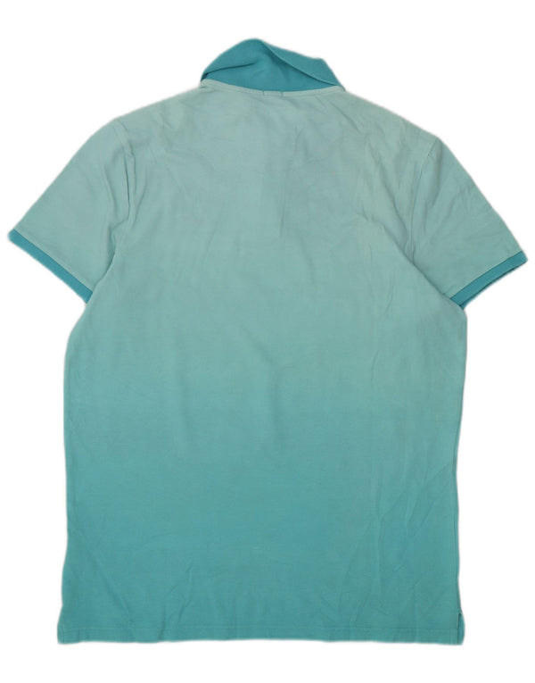 Męska koszulka polo Hollister XL, niebieska, bawełniana