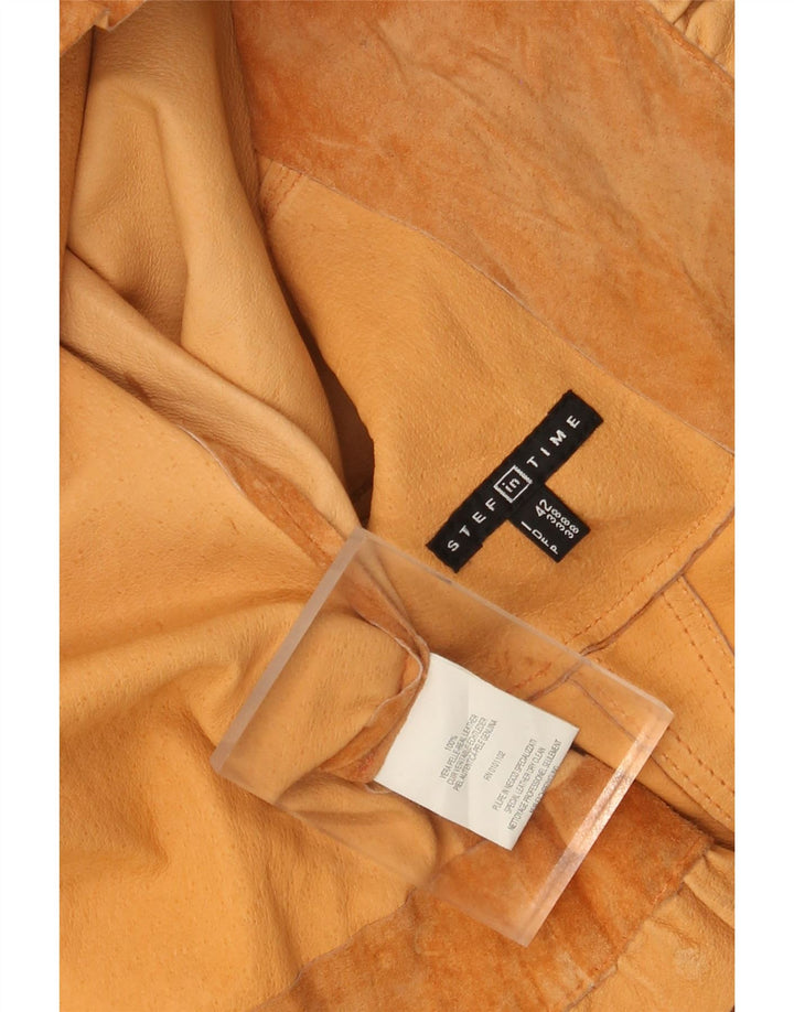 Damska kurtka zamszowa Stef In Time IT 42 w kolorze średniego beżu