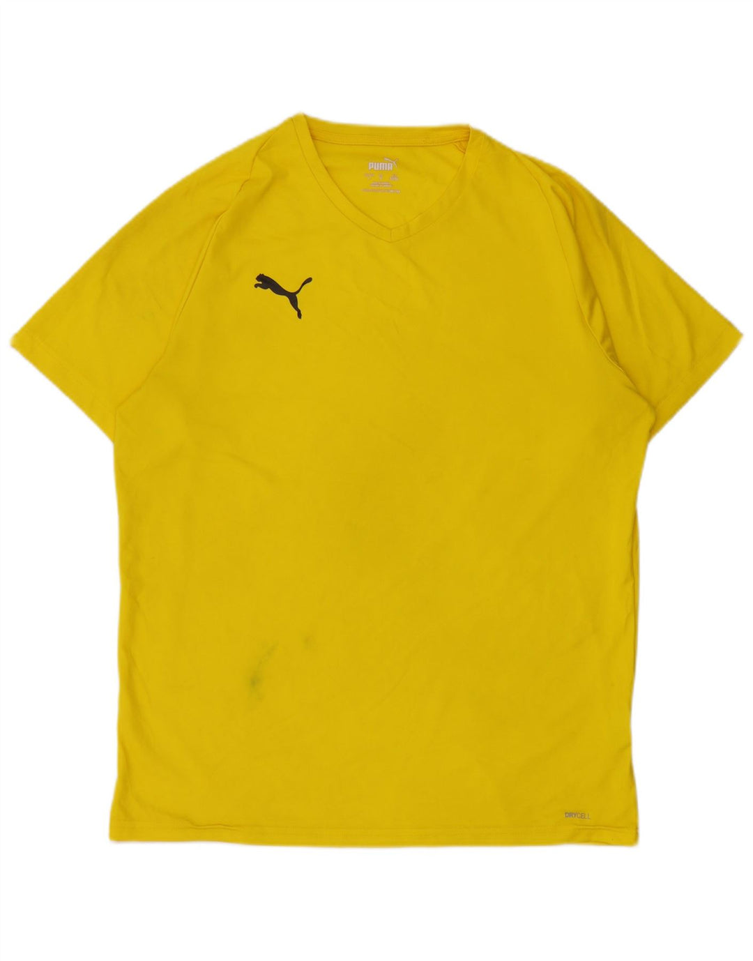 T-shirt męski Puma, duży, żółty, poliester