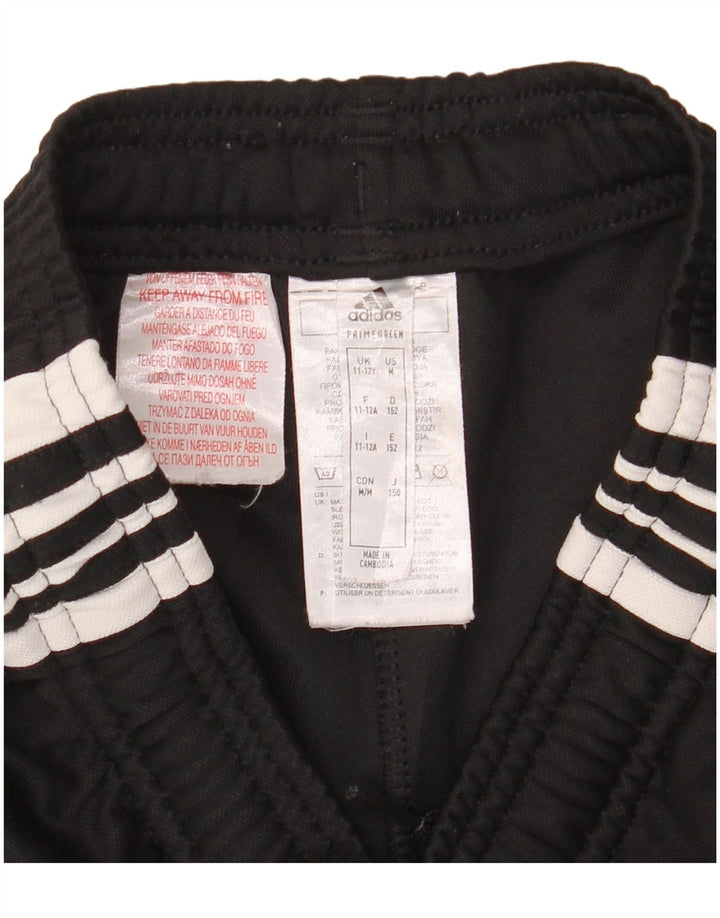 Chłopięce spodnie dresowe ADIDAS Primegreen 11-12 lat, czarne, z blokami kolorów