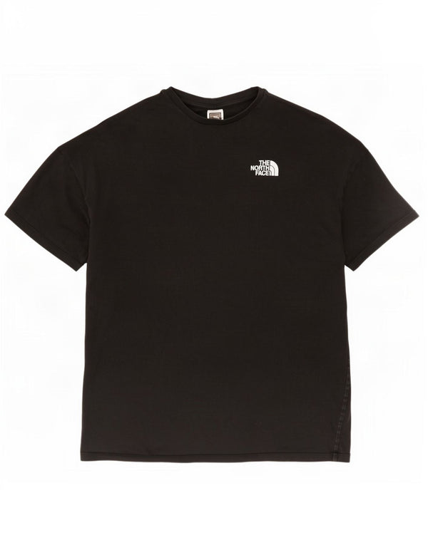 Damski T-shirt oversize The North Face UK 14, średni czarny, bawełniany