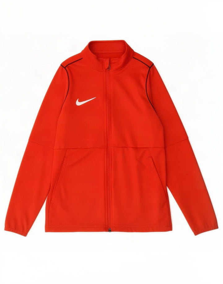Chłopięca kurtka dresowa Nike Dri Fit 8-9 lat, mała, czerwona, poliestrowa