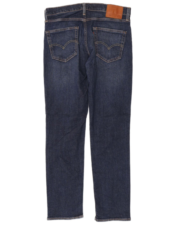 Męskie jeansy Levi's 511 Slim W34 L32 Granatowa bawełna