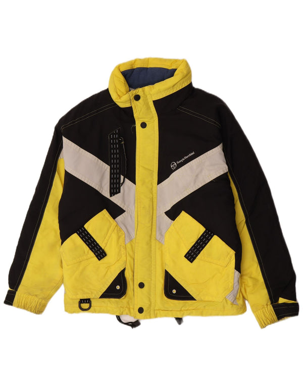 Męska kurtka narciarska z kapturem Sergio Tacchini UK 36 Small Yellow Colorblock
