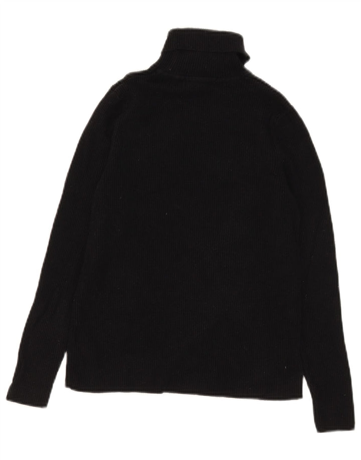 Marks & Spencer Damski sweter z okrągłym dekoltem, UK 12, średni czarny