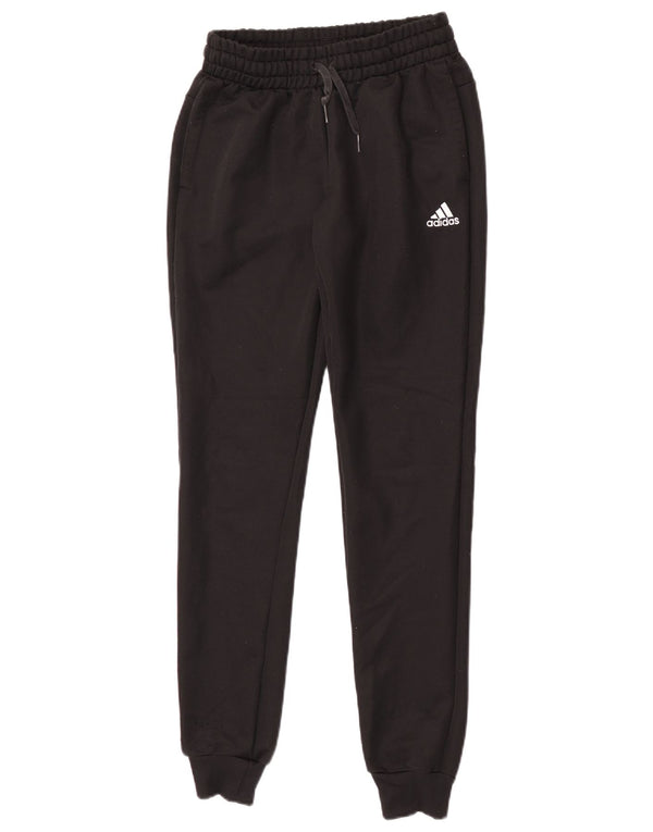 Damskie spodnie dresowe Adidas Joggers UK 4/6 XS Czarny poliester sportowy