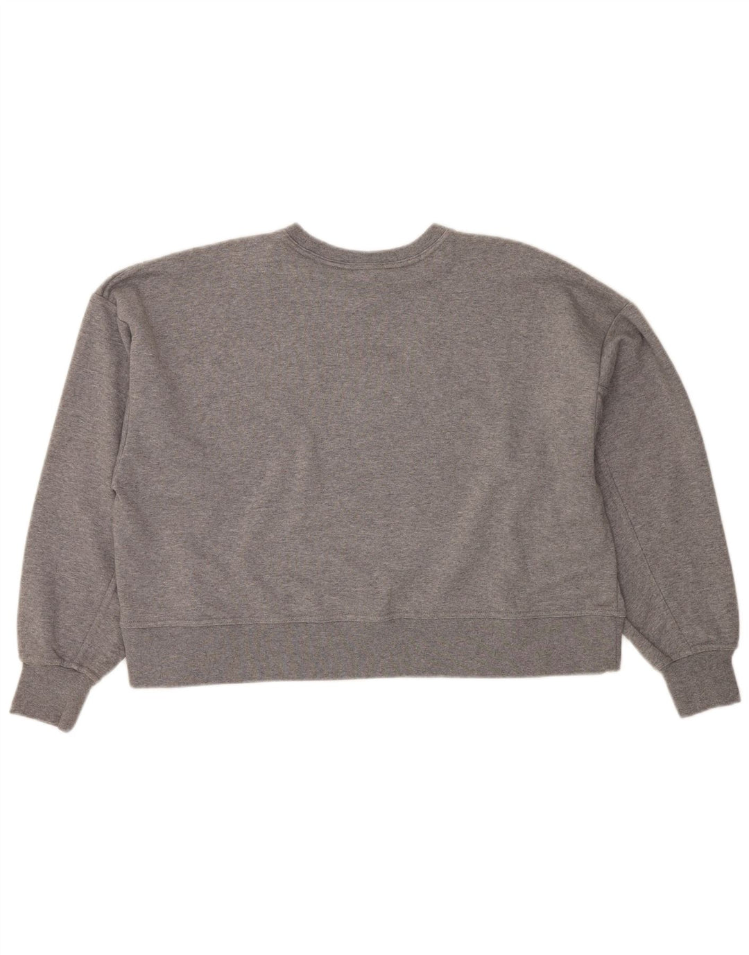 Damski sweter oversize z grafiką NIKE, UK 16, duży, szary