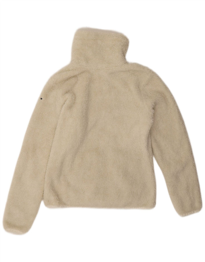 Damska kurtka polarowa Icepeak UK 16, duża, złamana biel, poliester