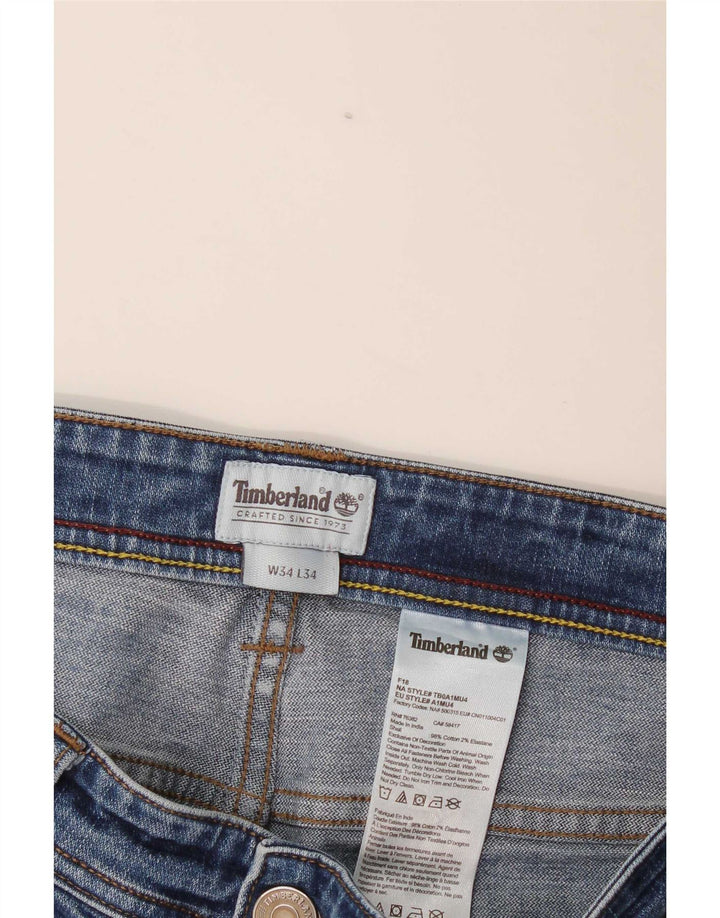 Męskie jeansy Timberland W34 L34 Niebieskie bawełniane