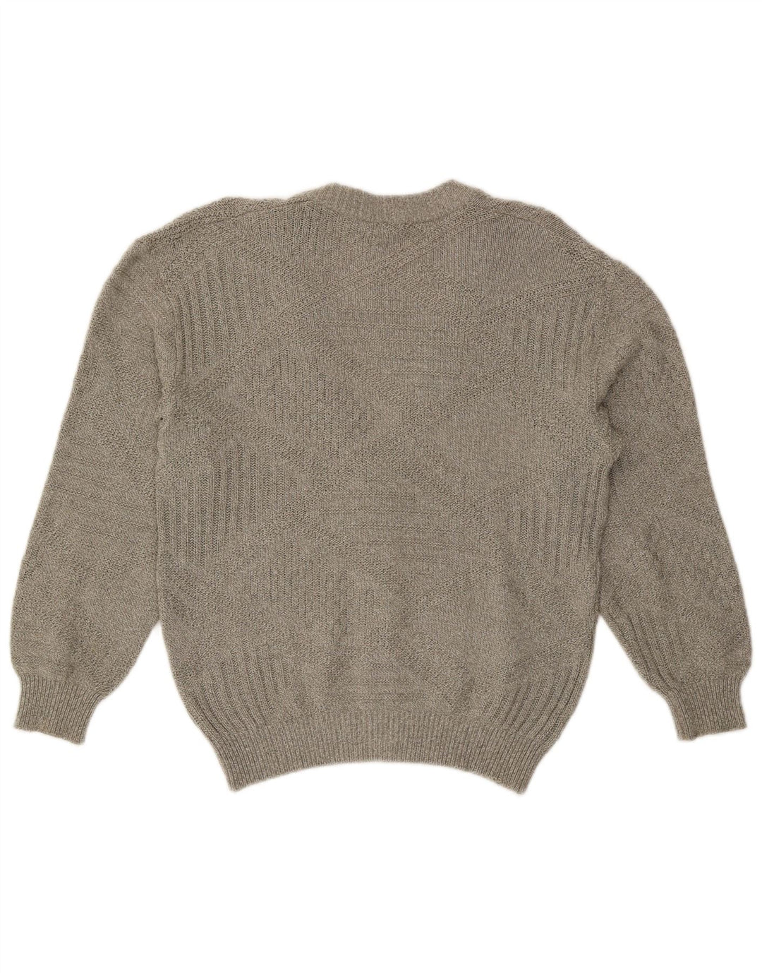 Sweter męski rozpinany w stylu vintage IT 50, duży, szary