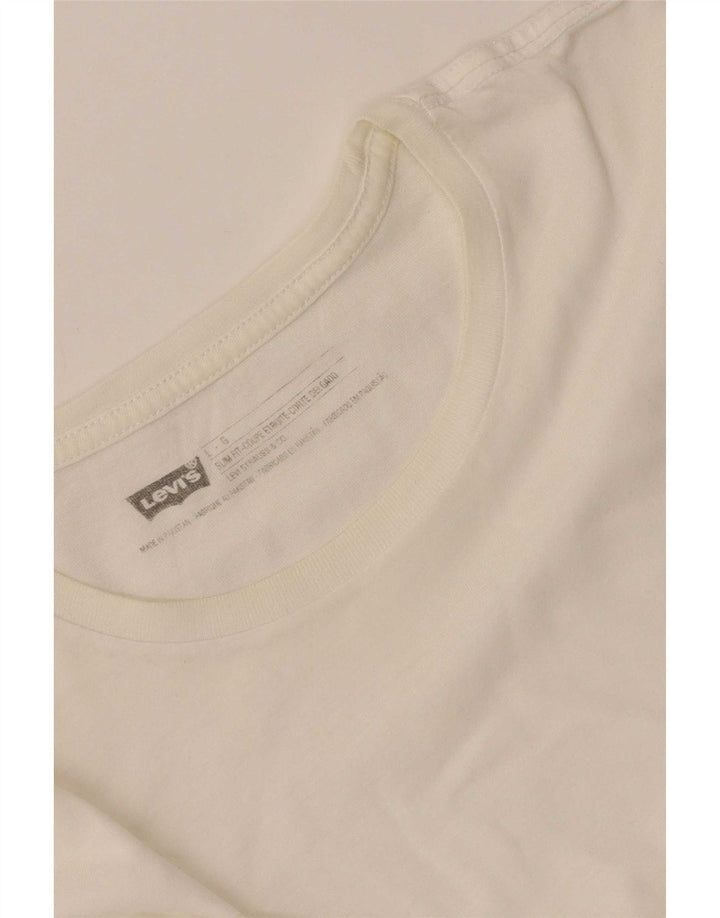 T-shirt męski slim fit Levi's Top, duży, biały