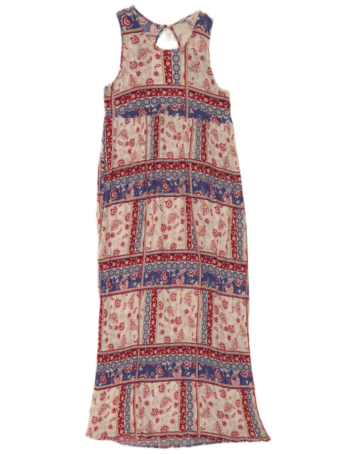 Damska sukienka maxi bez rękawów Volcom UK 12, średnia wielobarwna paisley