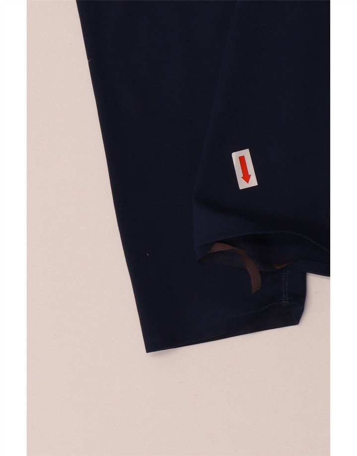 Damskie legginsy NIKE Dri Fit UK 10, małe, granatowe, poliestrowe