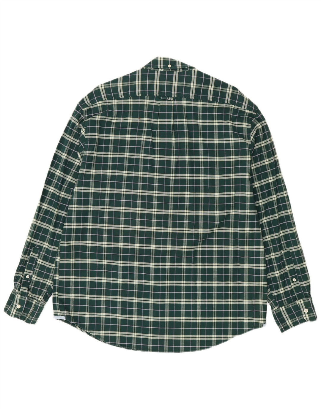 Izod Męska koszula ze stretchem XL, bawełniana w zieloną kratkę