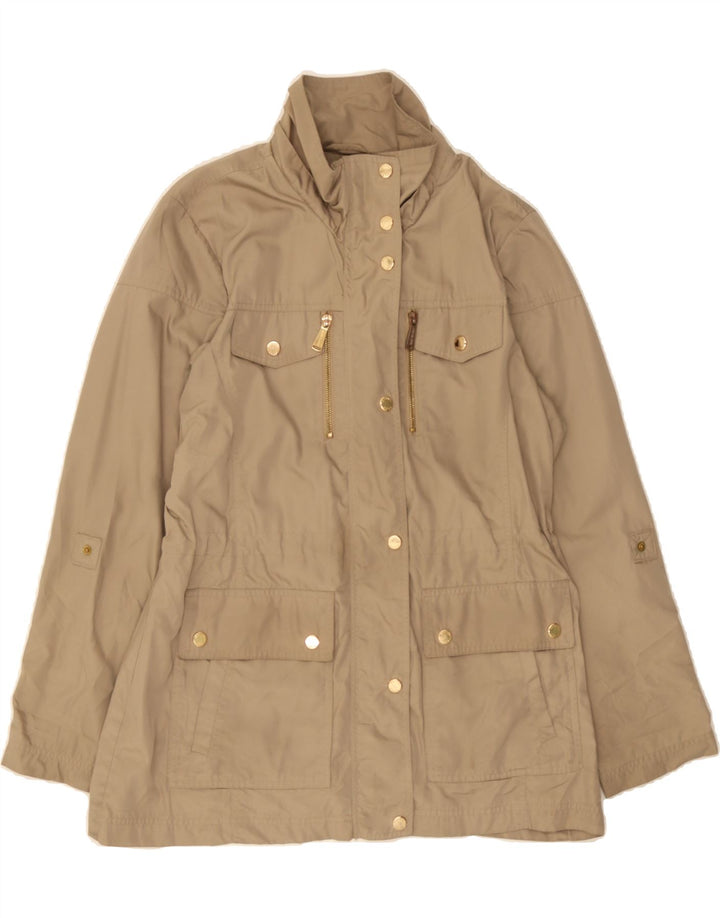 MICHAEL KORS Womens Utility Jacket UK 16 Large Beige Polyester Vintage Michael Kors and Second-Hand Michael Kors from Messina Hembry 