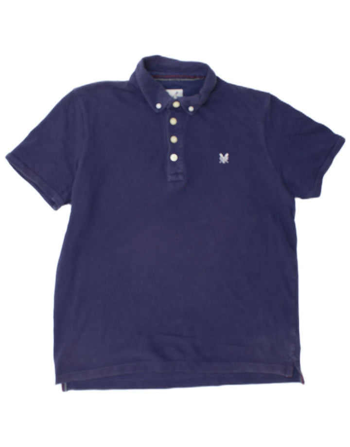 Męska koszulka polo Crew Clothing Średni granatowy, bawełniany