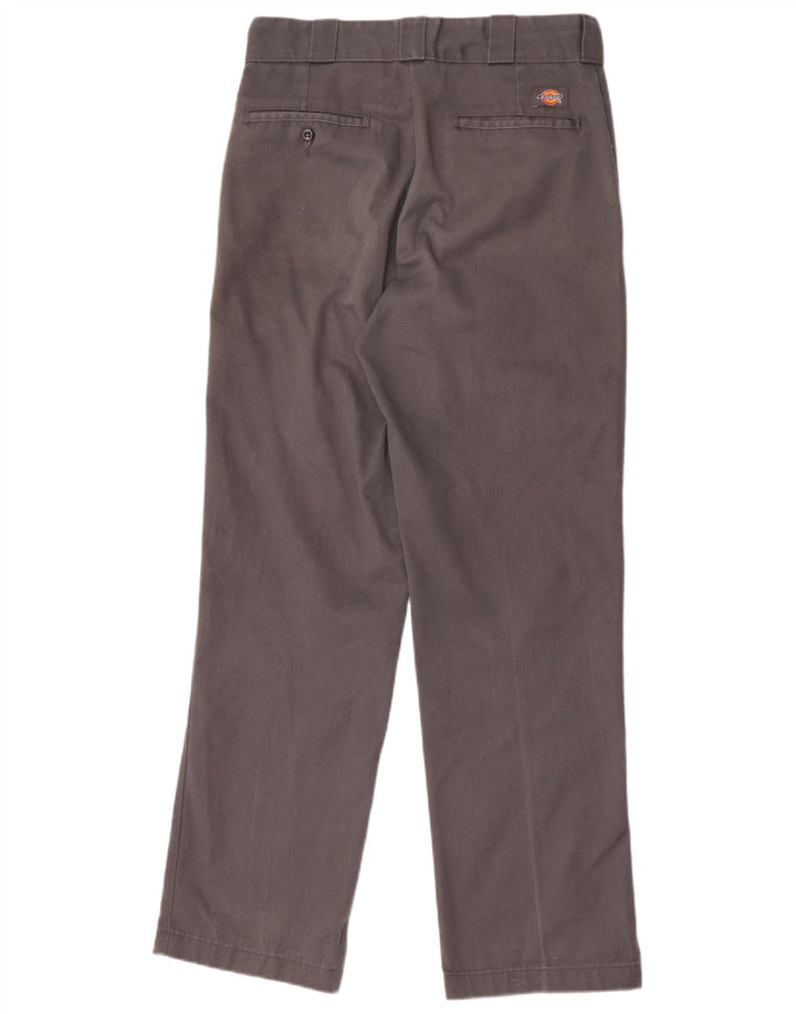 Męskie proste spodnie chino Dickies W32 L32 Szary poliester
