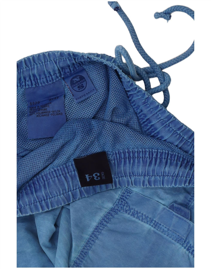 Męskie spodenki kąpielowe North Sails, duże, niebieskie, poliamidowe