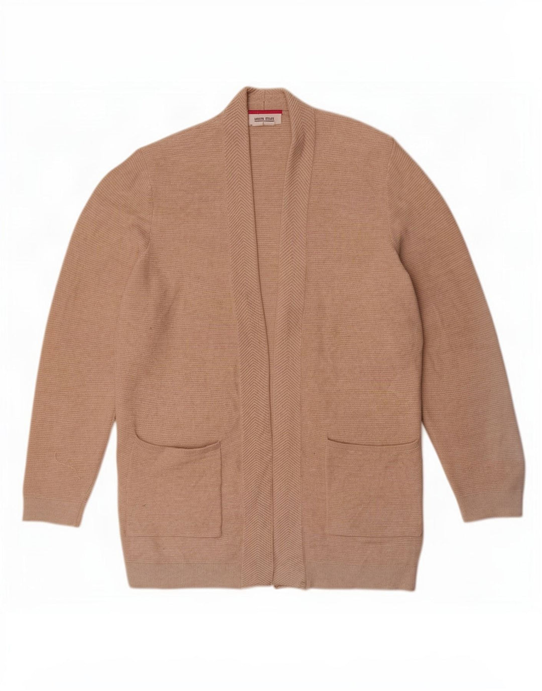 Sweter damski White Stuff z otwartym kardiganem UK 10 Small Beige