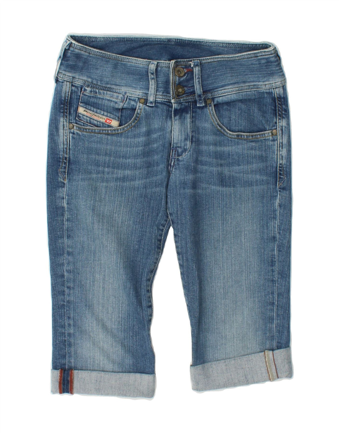 DIESEL Womens Denim Shorts W26 Small Blue Cotton Vintage Diesel and Second-Hand Diesel from Messina Hembry 