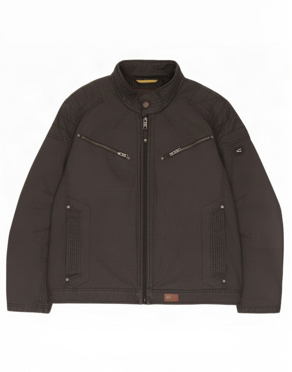 Męska kurtka wiatrówka Camel Active EU 58 2XL Czarna bawełna