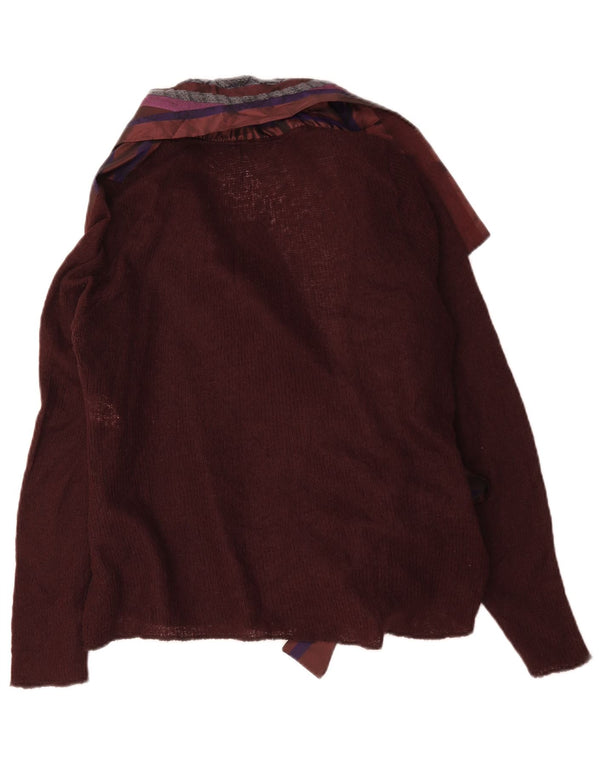 Sweter damski Jacqueline Riu z wiązaniem z przodu, UK 18 XL, w brązowe paski