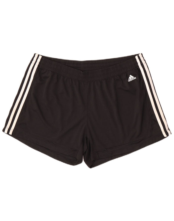 Damskie spodenki sportowe Adidas UK 24/26 2XL Czarny poliester