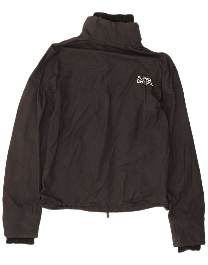 Męska kurtka przeciwdeszczowa Superdry UK 36 Small Black Nylon