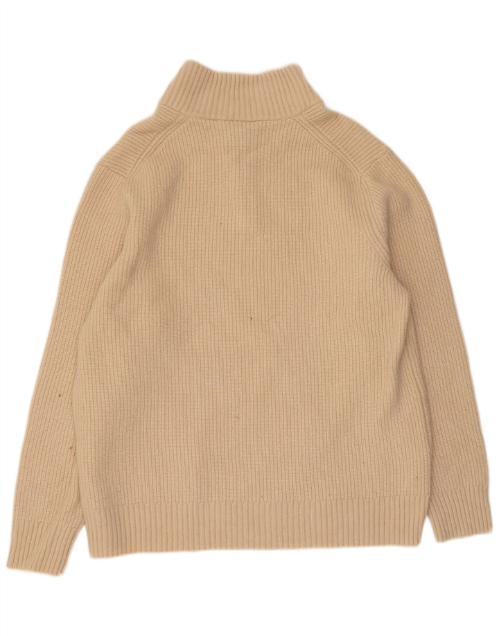 Męski sweter z zamkiem błyskawicznym XL Lyle & Scott w kolorze beżowym