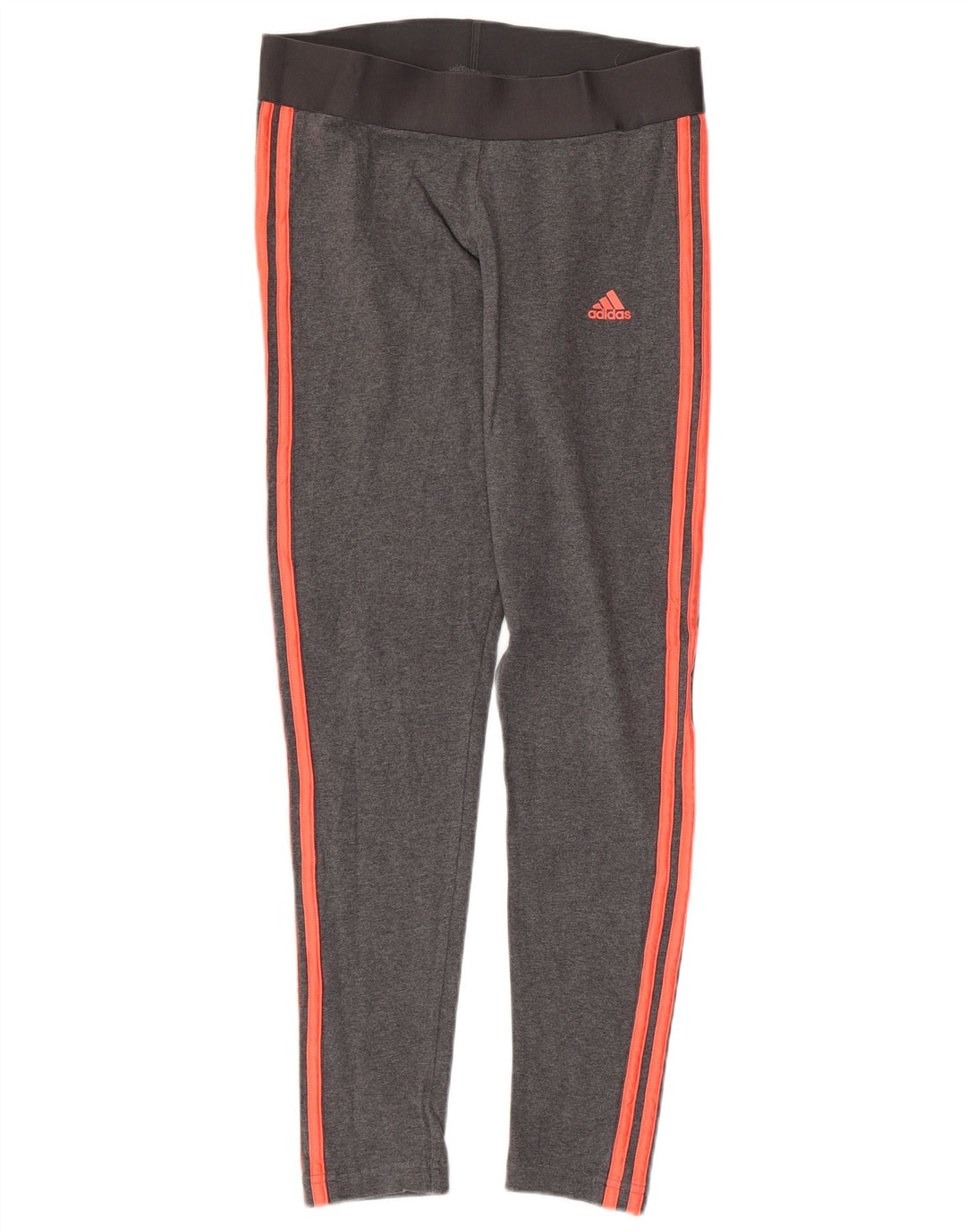 Legginsy damskie ADIDAS UK 12/14 Średnioszare, bawełniane