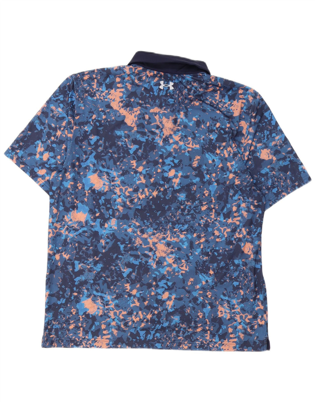 Męska koszulka polo Under Armour, duża, granatowa, Tie Dye