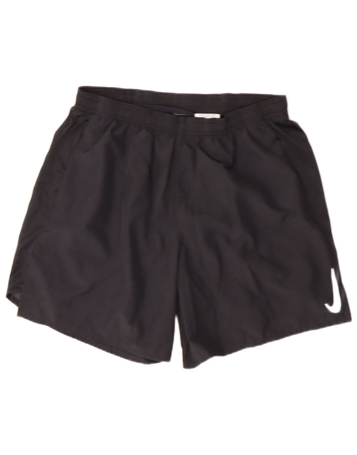 Damskie spodenki sportowe NIKE Dri Fit UK 16, duże, czarne, poliestrowe