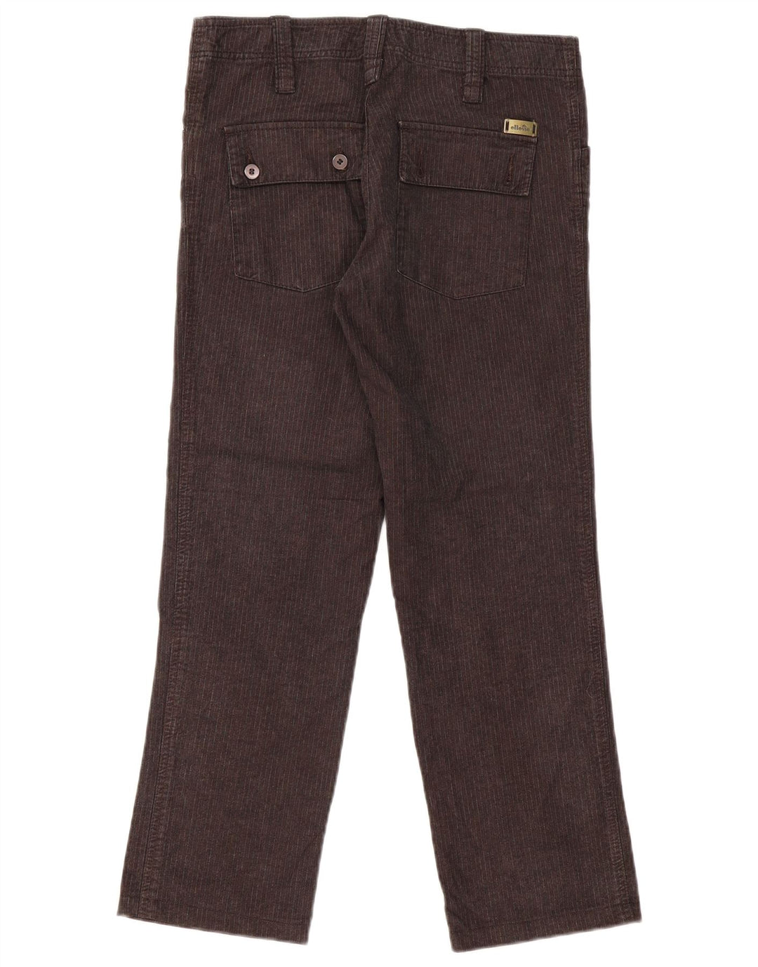 Damskie spodnie cargo ELLESSE IT 44 Medium W32 L28 Szare prążki