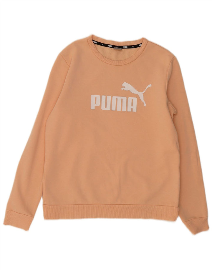 Damska bluza Puma Graphic Jumper UK 14 Średnioróżowa bawełna