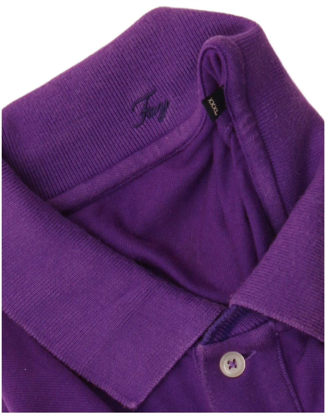 Męska koszulka polo Fay 3XL fioletowa
