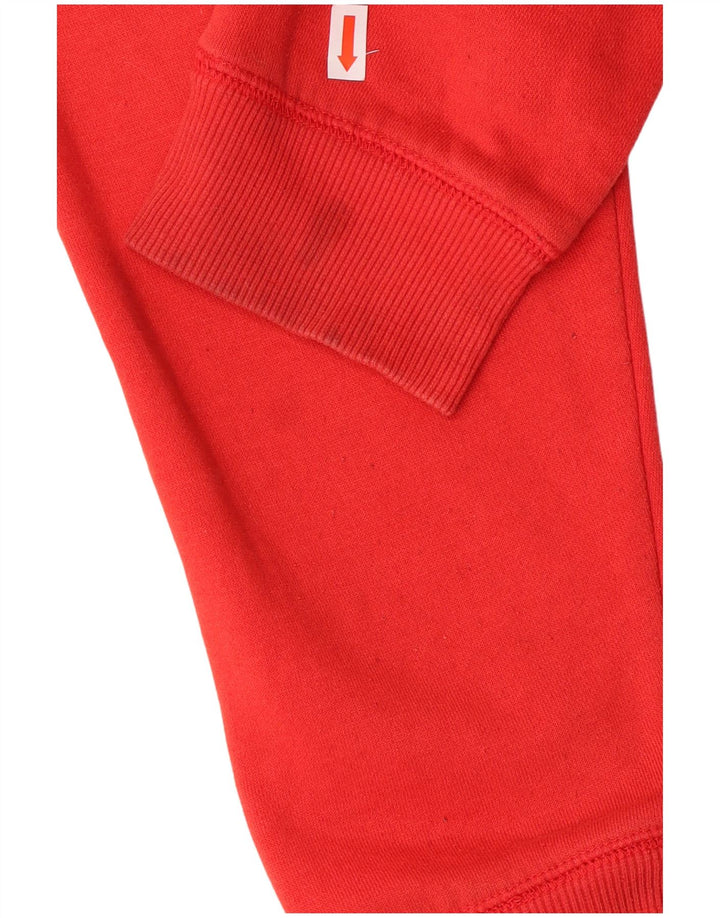 Chłopięcy sweter z kapturem Champion z grafiką 13-14 lat XL, czerwony, bawełniany