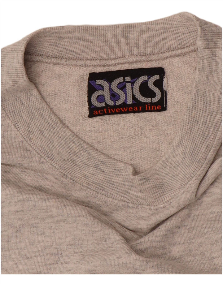 Męski T-shirt z grafiką ASICS XL, szary