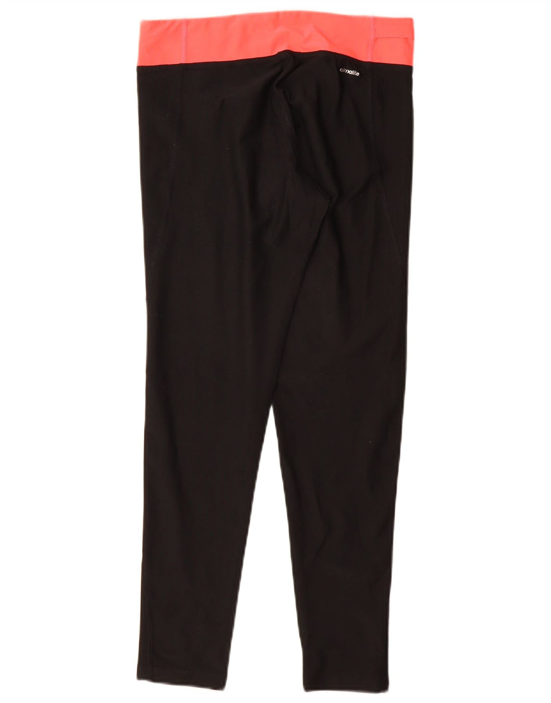 Damskie legginsy ADIDAS Climalite UK 8/10, małe, czarne, z blokami kolorów