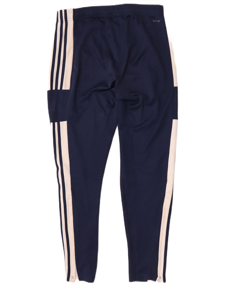 Męskie spodnie dresowe Adidas Aeroready, średnio-granatowe, z blokami kolorów