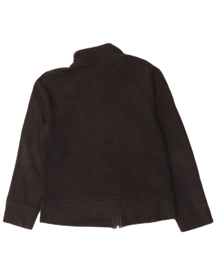 Damska kurtka dresowa FILA z grafiką UK 16, duża, czarna, bawełniana