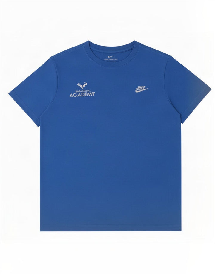 Męski T-shirt Nike Rafa Graphic Top, średni niebieski, bawełniany