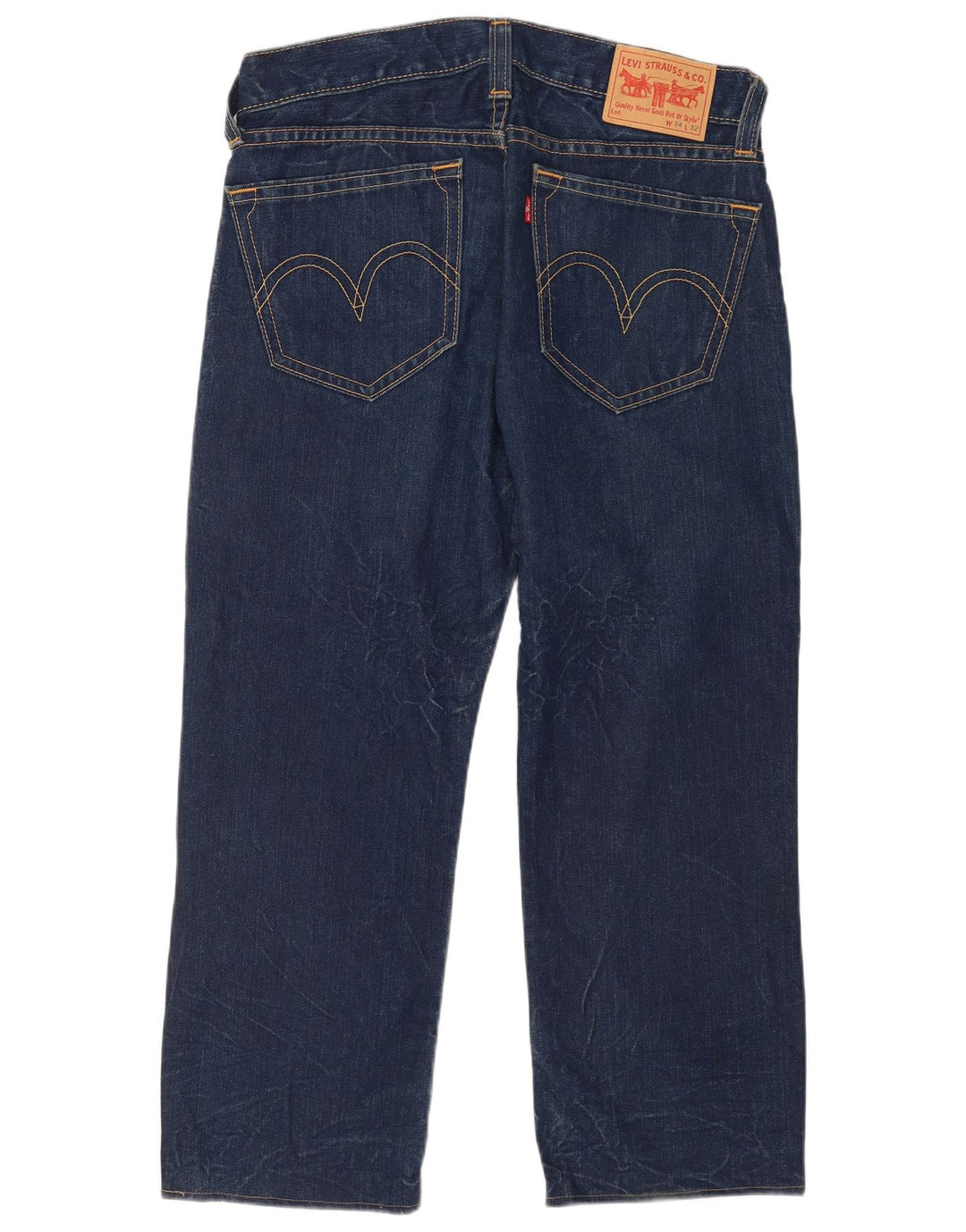 Męskie luźne dżinsy Levi's W34 L27 Granatowa bawełna