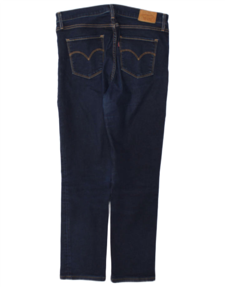 Damskie jeansy Levi's Slim W31 L27 Granatowa bawełna