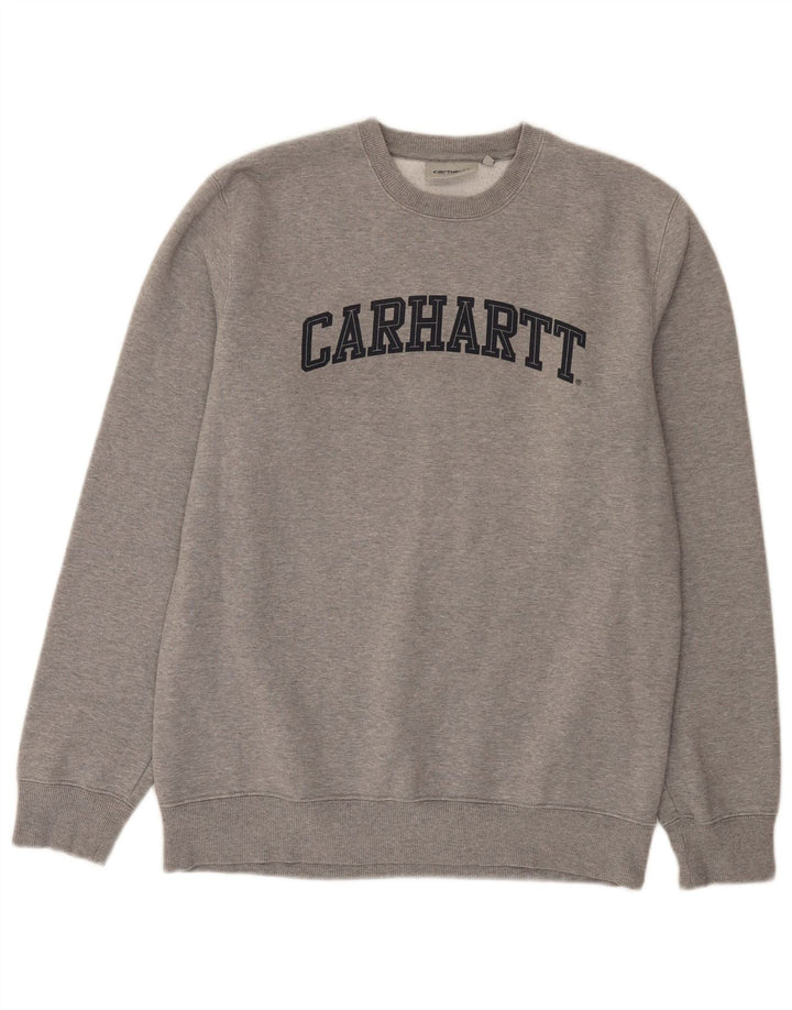 Męska bluza Carhartt Graphic o regularnym kroju, średnioszara, bawełniana