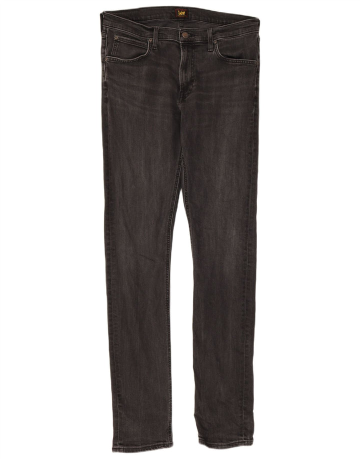 Lee Męskie Luke Slim Jeans W32 L36 Szara bawełna