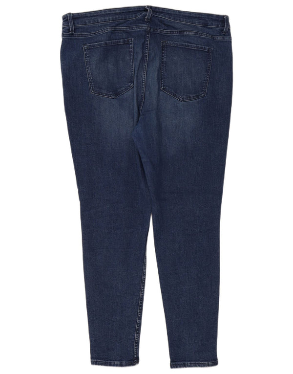 Marks & Spencer Damskie The Ivy Skinny Jeans UK 20 2XL W40 L28 Granatowe