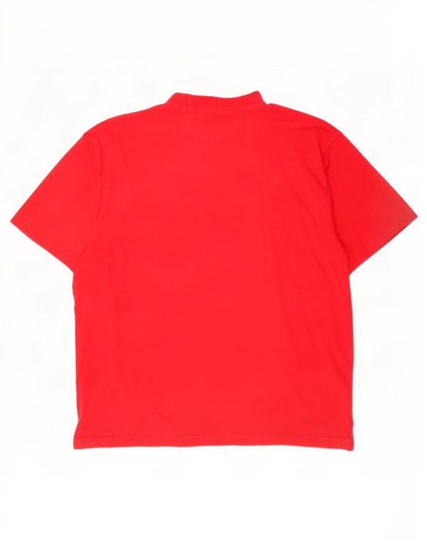 Adidas Męska koszulka Top UK 46/48 XL Czerwona bawełna