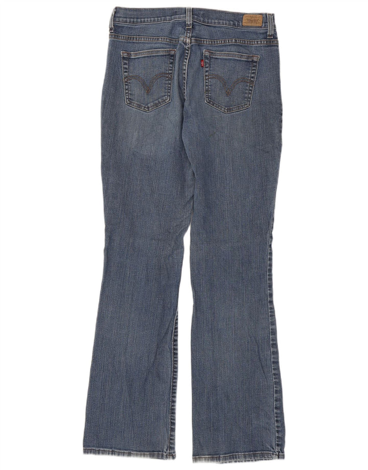 Damskie jeansy Levi's 515 Bootcut US 10 Large W30 L33 Niebieska bawełna