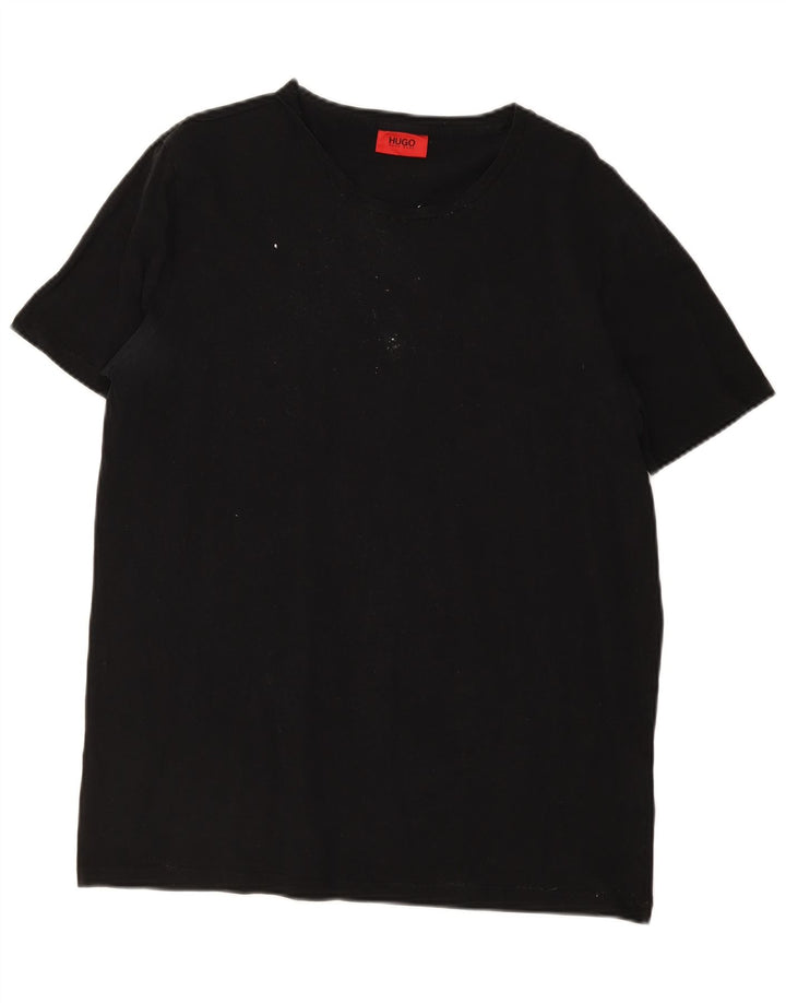 T-shirt męski Hugo Boss Top 2XL, czarny, bawełniany